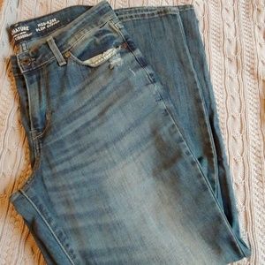 Levi Strauss, slim boot cut.